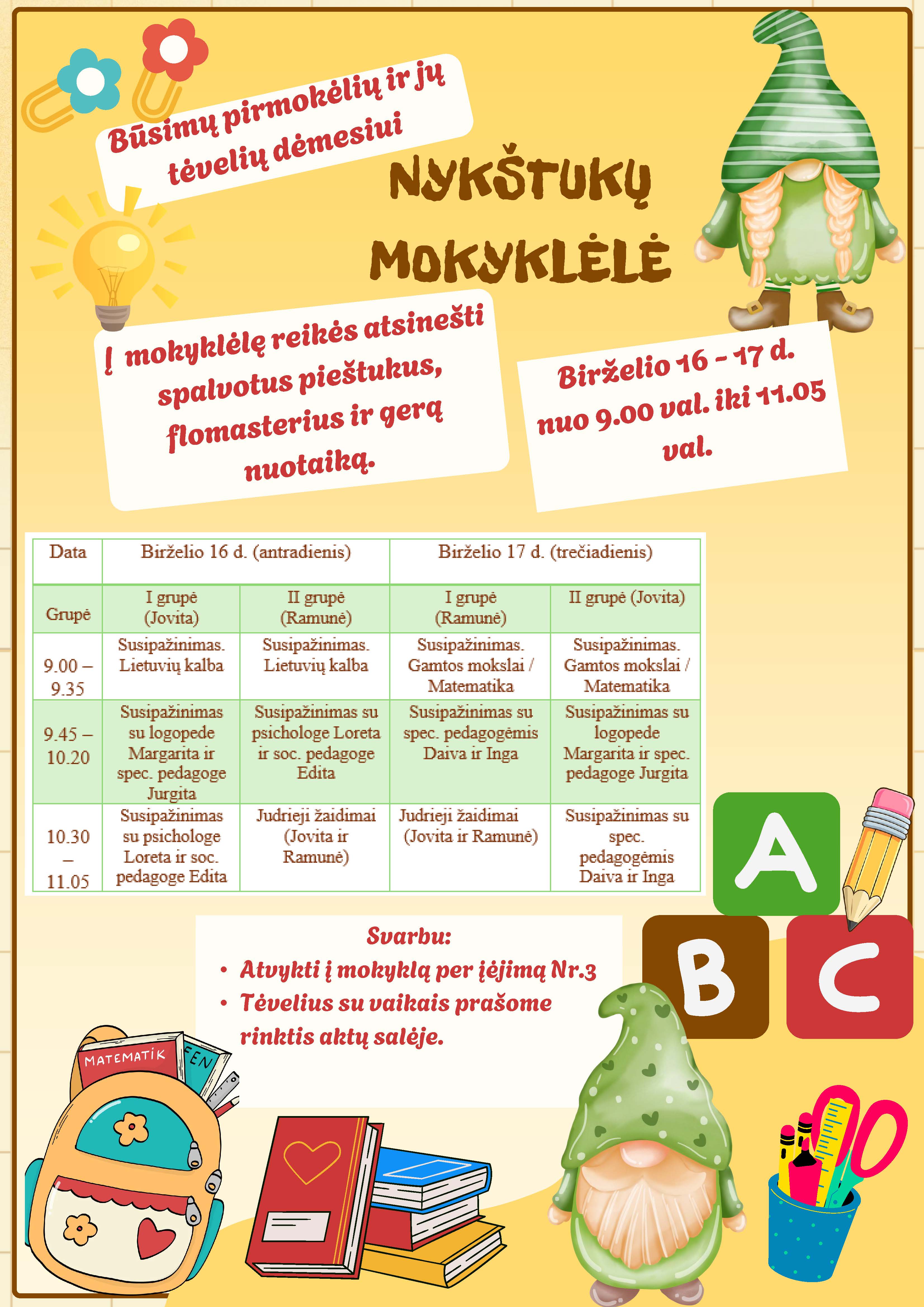 Nykštukų mokyklėlė